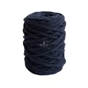 Bobina di corda 4mm cotone riciclato per macramè - DMC Eco Vita 12 Blu marino x55m