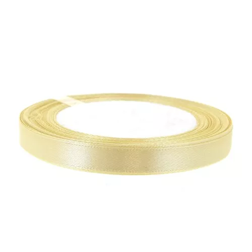 Nastro satinato 10 mm Crema x 20 m
