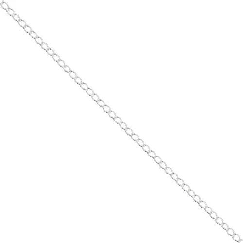 Catena maglia gourmette 1.3 mm in Argento 925 x50cm