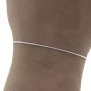 Catena maglia serpentina 0.9 mm Argento 925 x 50 cm