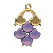 Cymbal - Terminale per Ginko Duo 16.5x14 mm Karavos II Dorato con oro fino x1