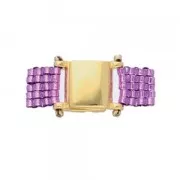 Cymbal Chiusura magnetica per perline Miyuki Delica 11/0 13x9mm Axos II  x1