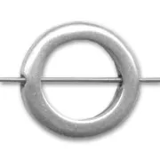 Anellino mm. 16 argentato antico x1