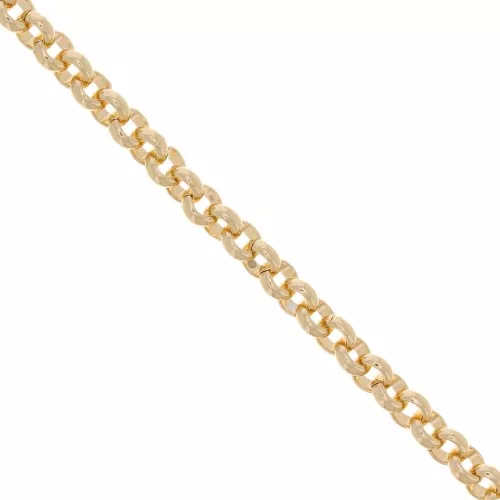 Catena in alluminio mm. 7.5 dorato x1m