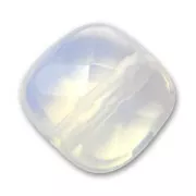Perlina Pietra di Luna (imitazione) quadro con sfaccette mm. 10 x1