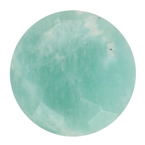 Perlina Amazonite disco piatto con sfaccette mm. 12 x1
