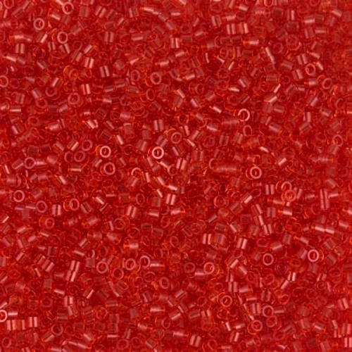 Miyuki Delica 15/0 DBS0704 - Trasparente Red Orange x5g
