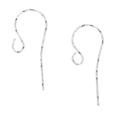 Ganci per orecchini 12mm in Argento 925 x2