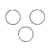 Anelli aperti mm.7x0.7 Acciaio inossidabile 316L x10|raw }}