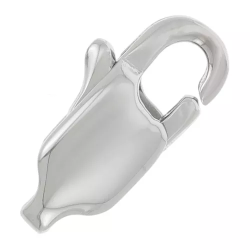 Chiusura a moschettone lunga 11 mm - acciaio inox 316L x1