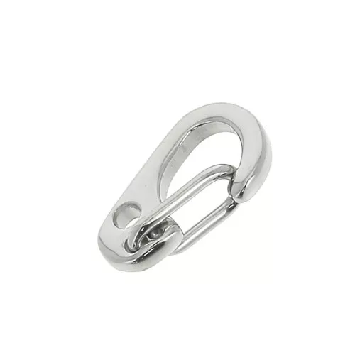 Chiusura a moschettone di sicurezza da 11 mm - acciaio inossidabile 316L x1