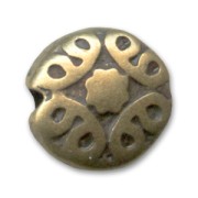 Dischi piatti mm. 10 bronzo antico x4|raw }}