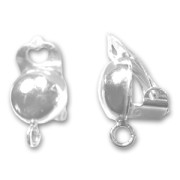 Ganci a clip decorazione palla mm. 10 Argento 925 x 2|raw }}