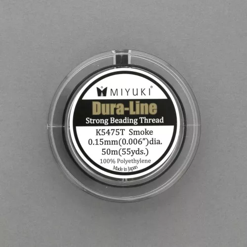 Miyuki Dura-Line filo nylon intrecciato 0.15 mm Smoke x50 m