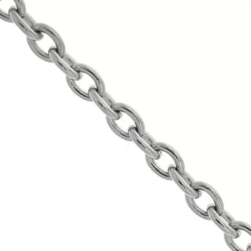 Catena maglia Forzatina 3.8 mm Acciaio inossidabile 316L x1m