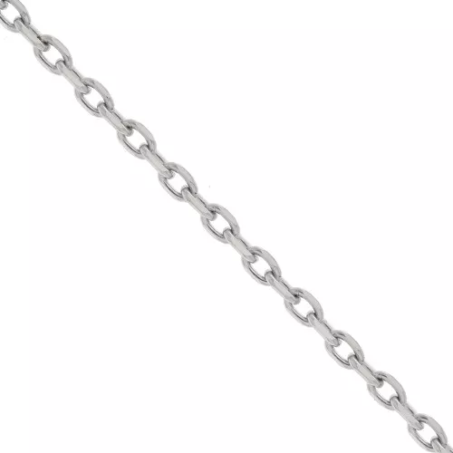 Catena maglia Forzatina limata 2 mm Acciaio inossidabile 316L x1m