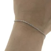 Catena maglia Forzatina limata 2 mm Acciaio inossidabile 316L x1m