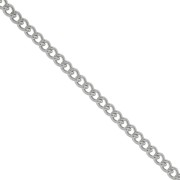 Catena maglia Gourmette 2.1 mm Acciaio inossidabile 316L x1m|raw }}
