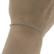 Catena maglia Rombo 2.45 mm Acciaio inossidabile 316L x1m