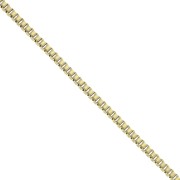 Catena maglia veneziana 1.2 mm in Acciaio inossidabile Dorato 316L x50cm|raw }}