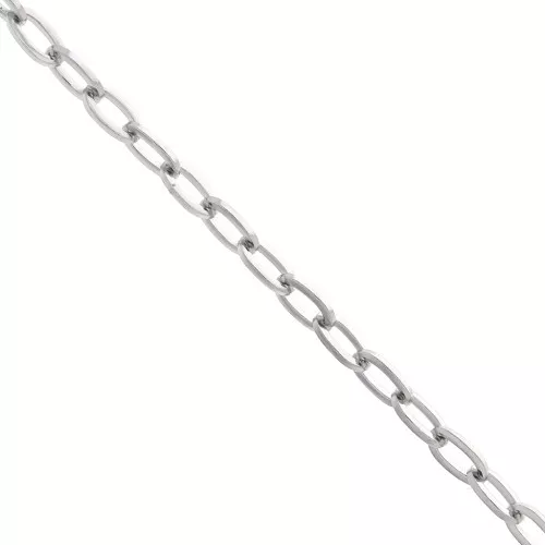 Catena maglia Forçat rettangolo 2.1 mm in Acciaio inossidabile 316L x1m