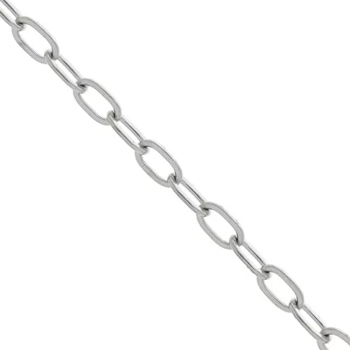 Catena maglia Forçat rettangolo 2.6 mm in Acciaio inossidabile 316L x1m