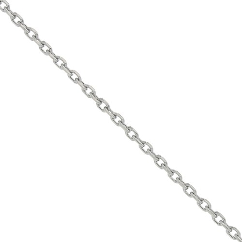 Catena maglia Forçat specchio 1.3 mm in Acciaio inossidabile 316L x1m