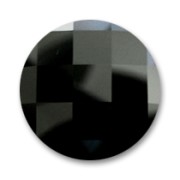 Cabochon PureCrystal 2035 tondo mm. 10 Jet|raw }}