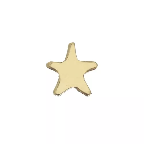 Stellina da incollare 5.5 mm in Gold filled x1