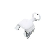 Terminale per catena strass 3 mm - Placcatura argento fino x1