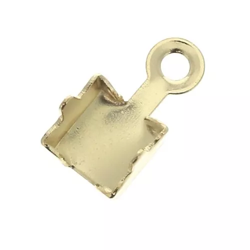 Terminale per catena strass 4 mm - Dorato all'oro finox1