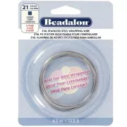 Filo quadrato da 0,72 mm - acciaio inox 316L x4,5 m