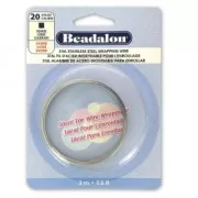 Filo di acciaio inox 316L quadrato mm. 0.81 x m. 3