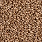 Rocaille Miyuki Duracoat 11/0 4204F - Galvanizzato opaco color champagne x 100 g