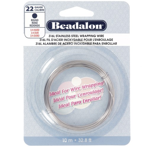 Filo tondo da 0,64 mm - acciaio inox 316L x10m