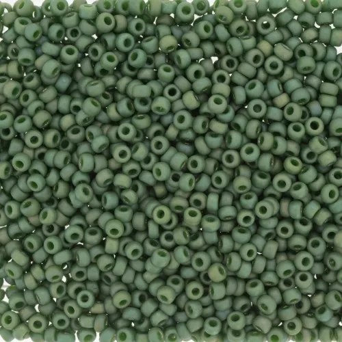 Rocaille Miyuki 11/0 4700 - Opaco Glazed Shamrock Mat AB x8g