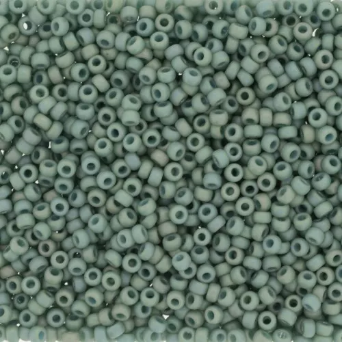 Rocaille Miyuki 11/0 4701 - Opaco Glazed Celadon Mat AB x8g