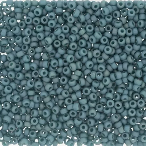 Rocaille Miyuki 11/0 4702 - Opaco Glazed Peacock Mat AB x8g