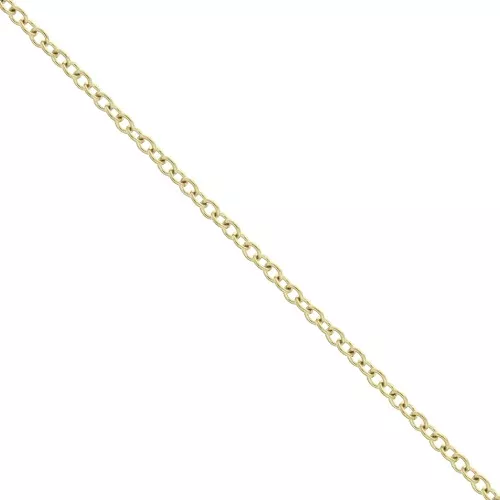 Catena Forzatina 1.45 mm Acciaio inossidabile Dorato 316L x50cm