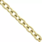 Catena Forzatina 3.8 mm Acciaio inossidabile Dorato 316L x50cm