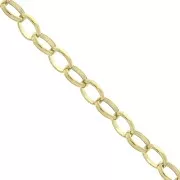 Catena maglia Jaseron 2.8 mm Acciaio inossidabile Dorato 316L x50cm