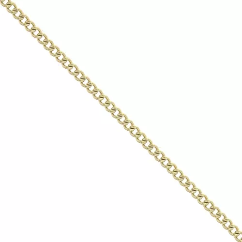 Catena maglia Gourmette 1.8 mm Acciaio inossidabile Dorato 316L x50cm