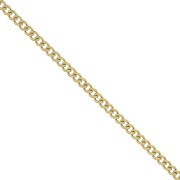 Catena maglia Gourmette limata 2.15 mm Acciaio inossidabile Dorato 316L x50cm|raw }}
