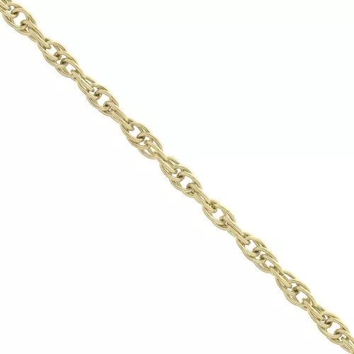 Catena maglia Corda 2.6 mm Acciaio inossidabile Dorato 316L x50cm