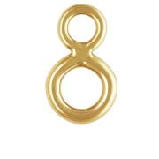 Anelli doppi saldati 6,5x3,9 mm in Gold filled (oro laminato) x5