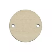 Intercalare rotondo legno intrecciato 20 mm - Marrone chiaro - Naturale x1