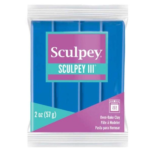 Pasta per modellare Sculpey III 57 gr Blue (n°063)