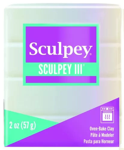 Pasta per modellare Sculpey III 57 gr Pearl (n°1101)