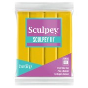 Pasta per modellare Sculpey III 57 gr Yellow (n°072)|raw }}