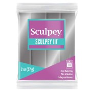 Pasta per modellare Sculpey III 57 gr Silver (n°1130)|raw }}